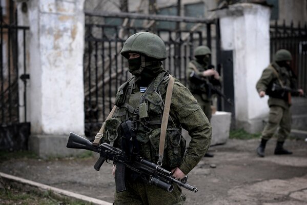 L armée russe en pleine tenue