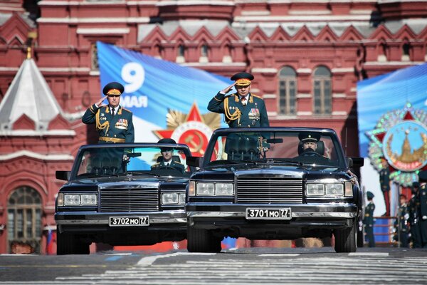 Парад победы, красная площадь