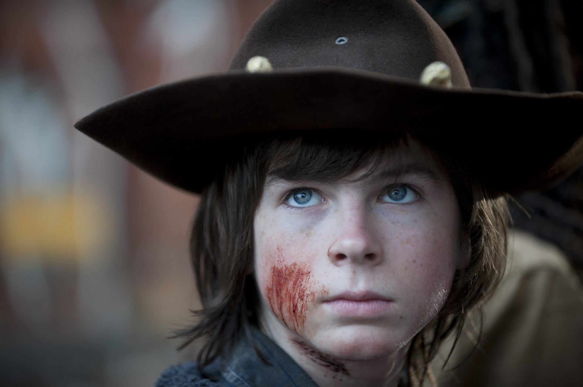 chandler riggs porträt der wandelnden toten