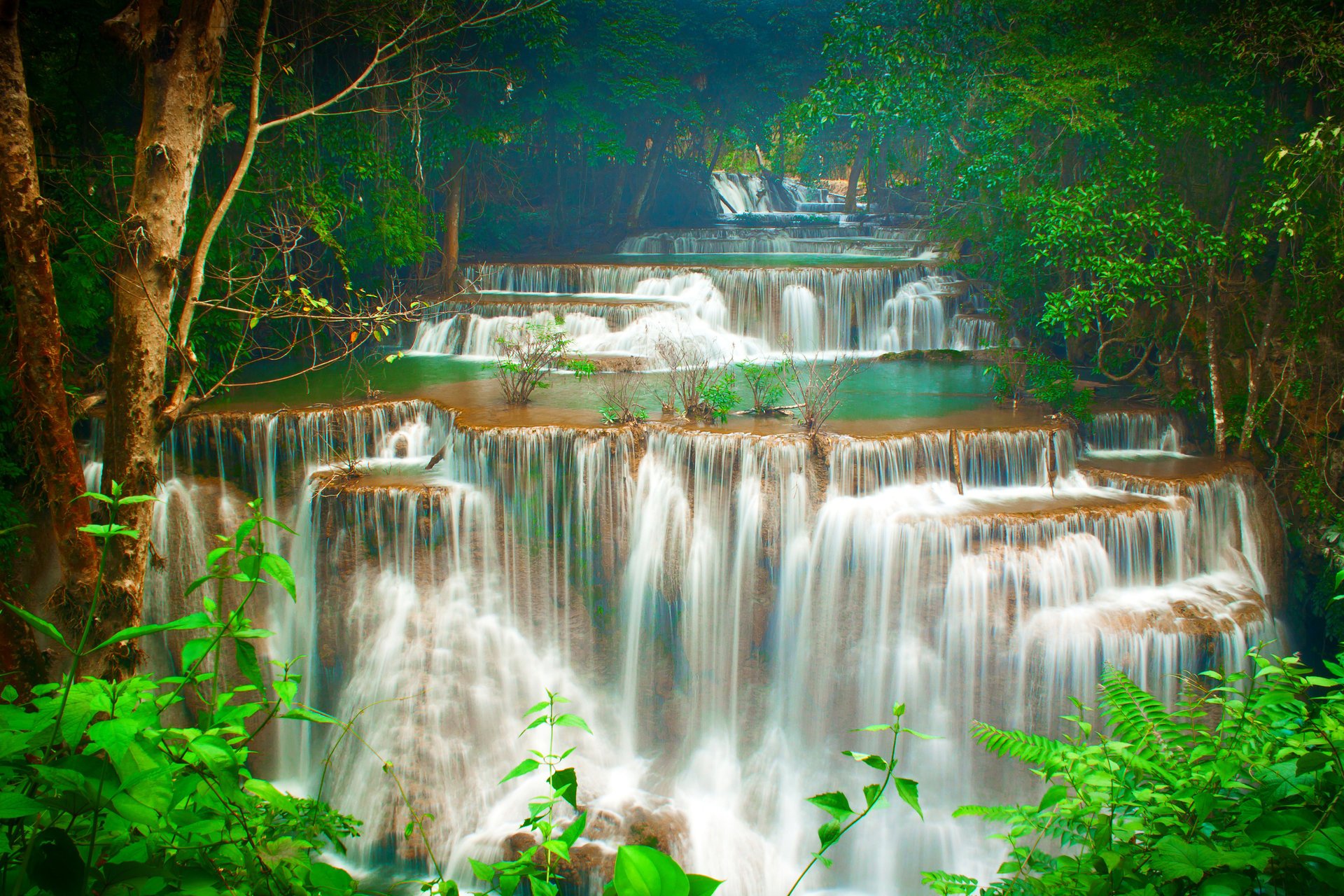 thaïlande cascades nature rivière