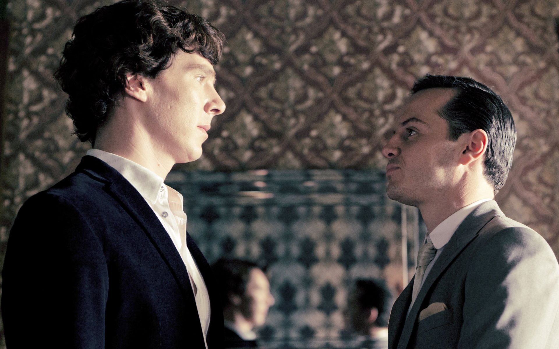 andrew Scott Andrew Scott Benedict Cumberbatch TV series Sherlock Jim Moriarty look