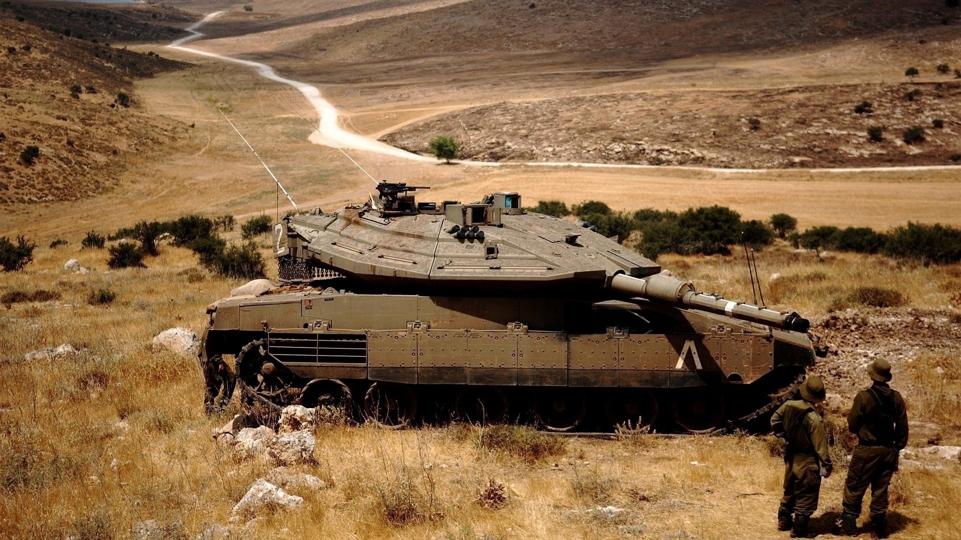 izrael merkava tank armor protection desert