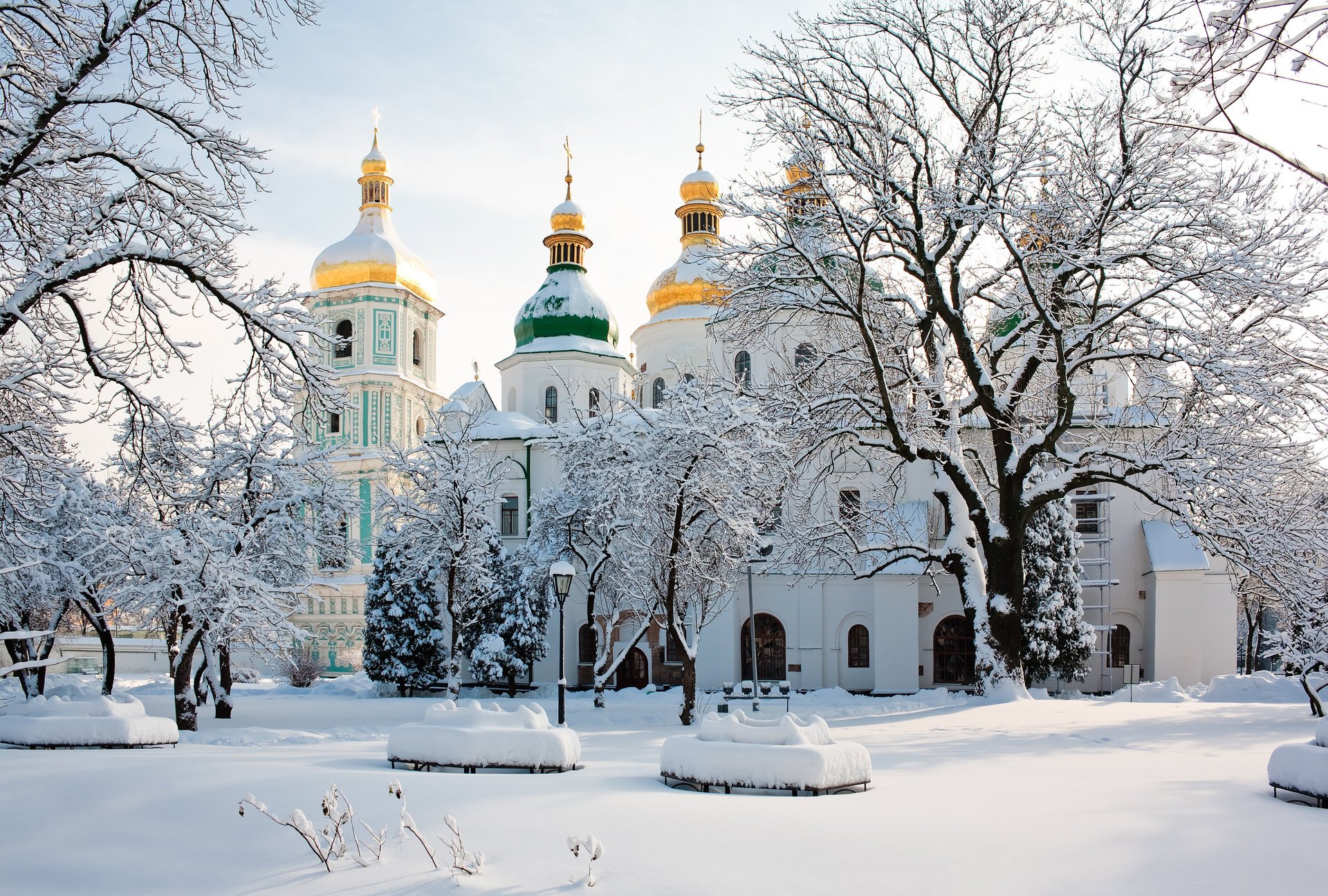 kiev cattedrale inverno