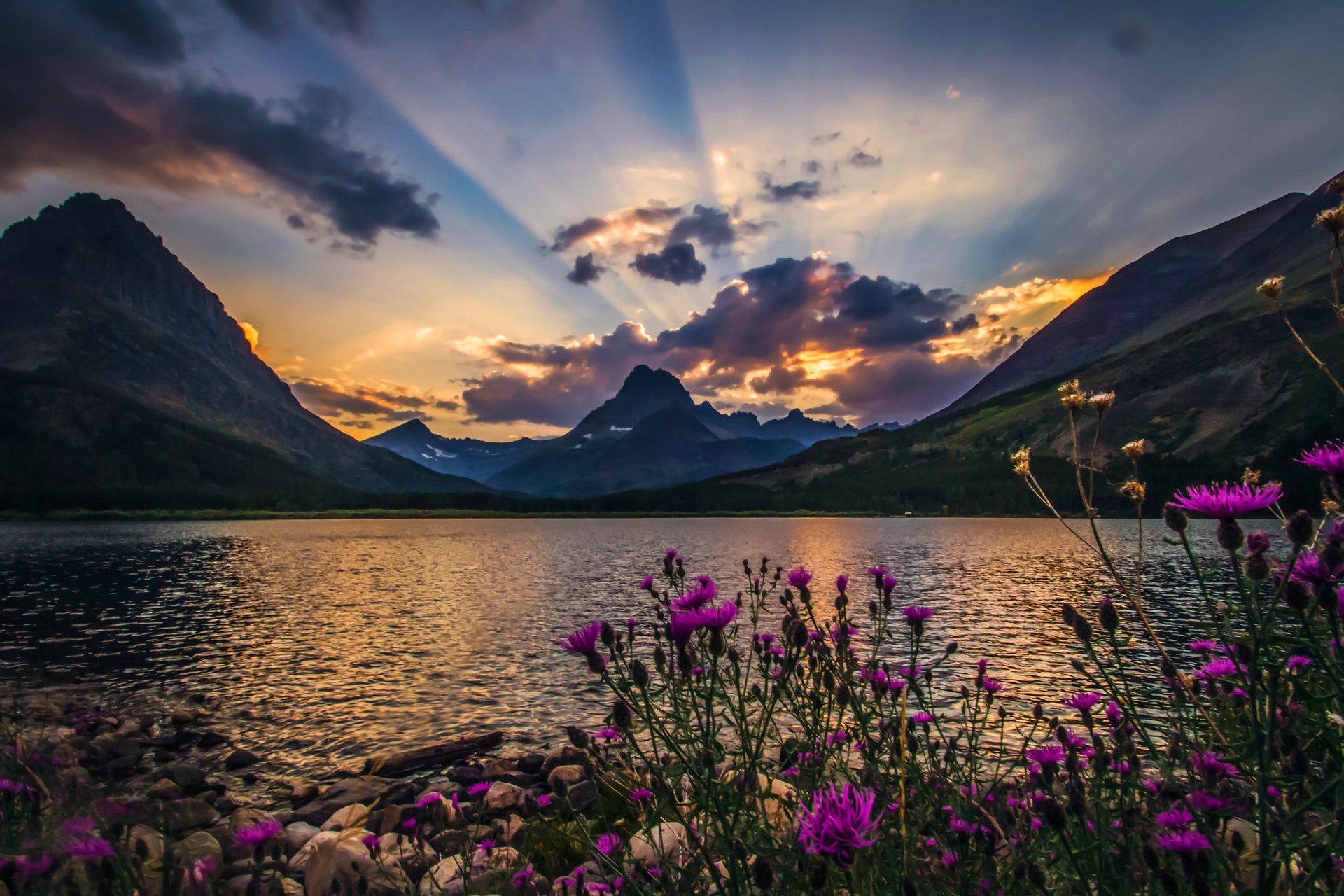 natura lago primavera