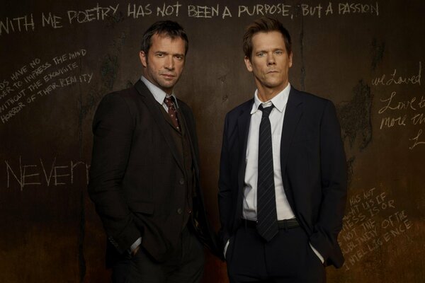 Kevin bacon and James Purefoy