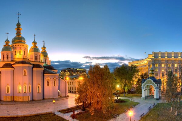 St. Michael s Golden - Domed Cathedral in Kiev