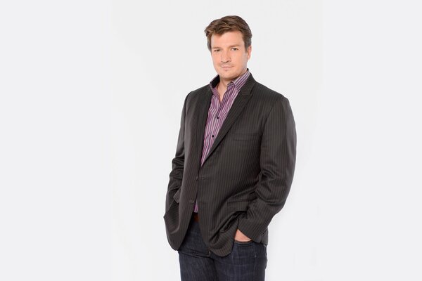 Nathan Fillion star della serie Castle