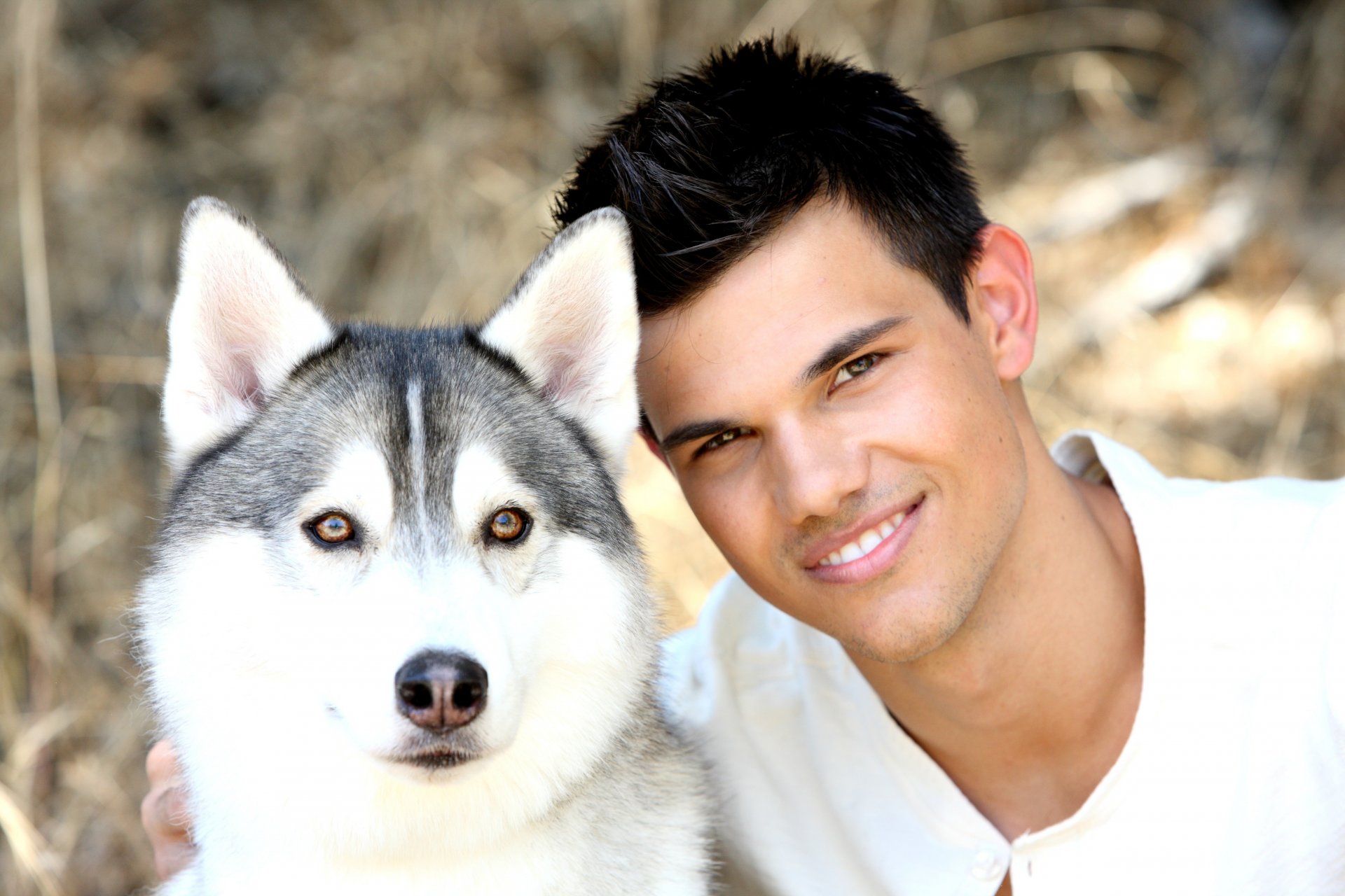 taylor lautner attore cane