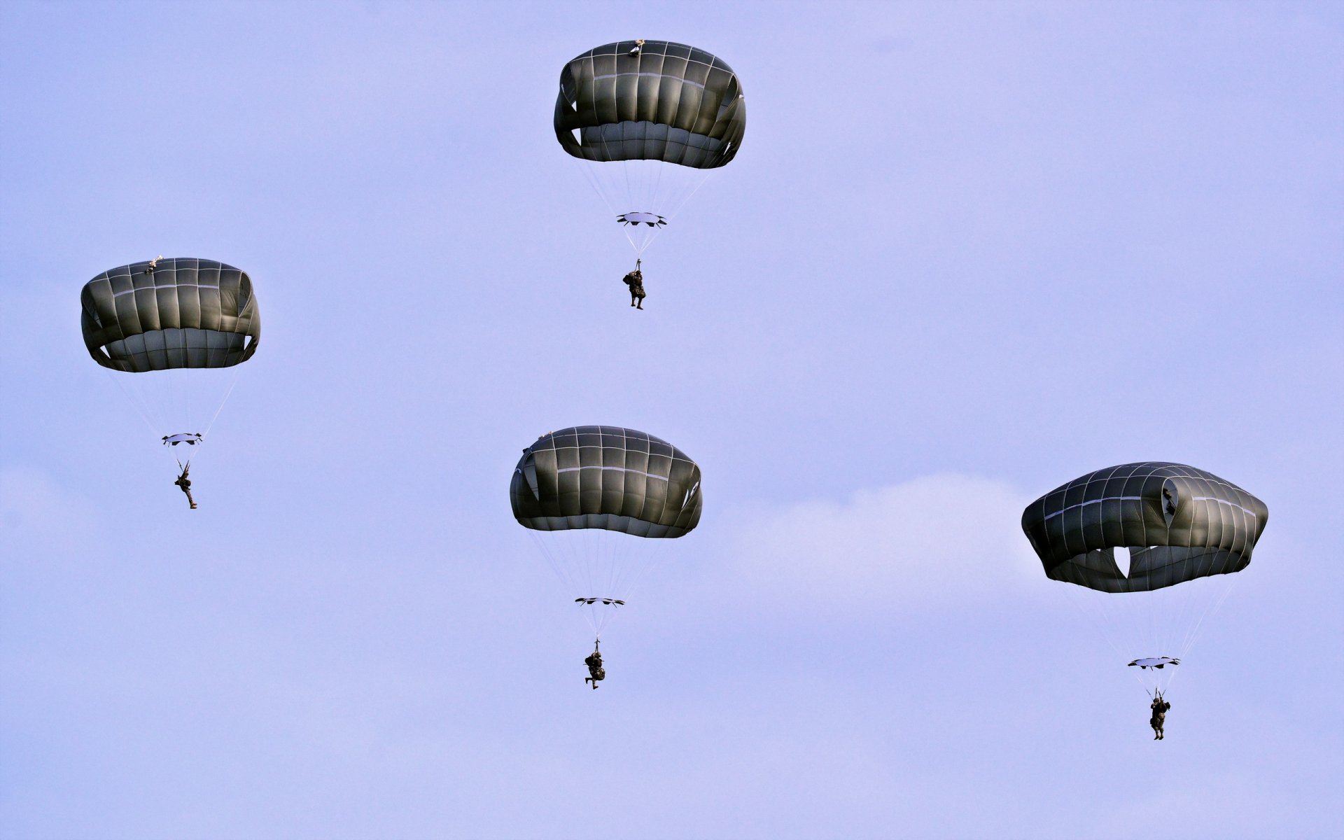 soldado del ejército de ee.uu. área de entrenamiento paracaídas t-11