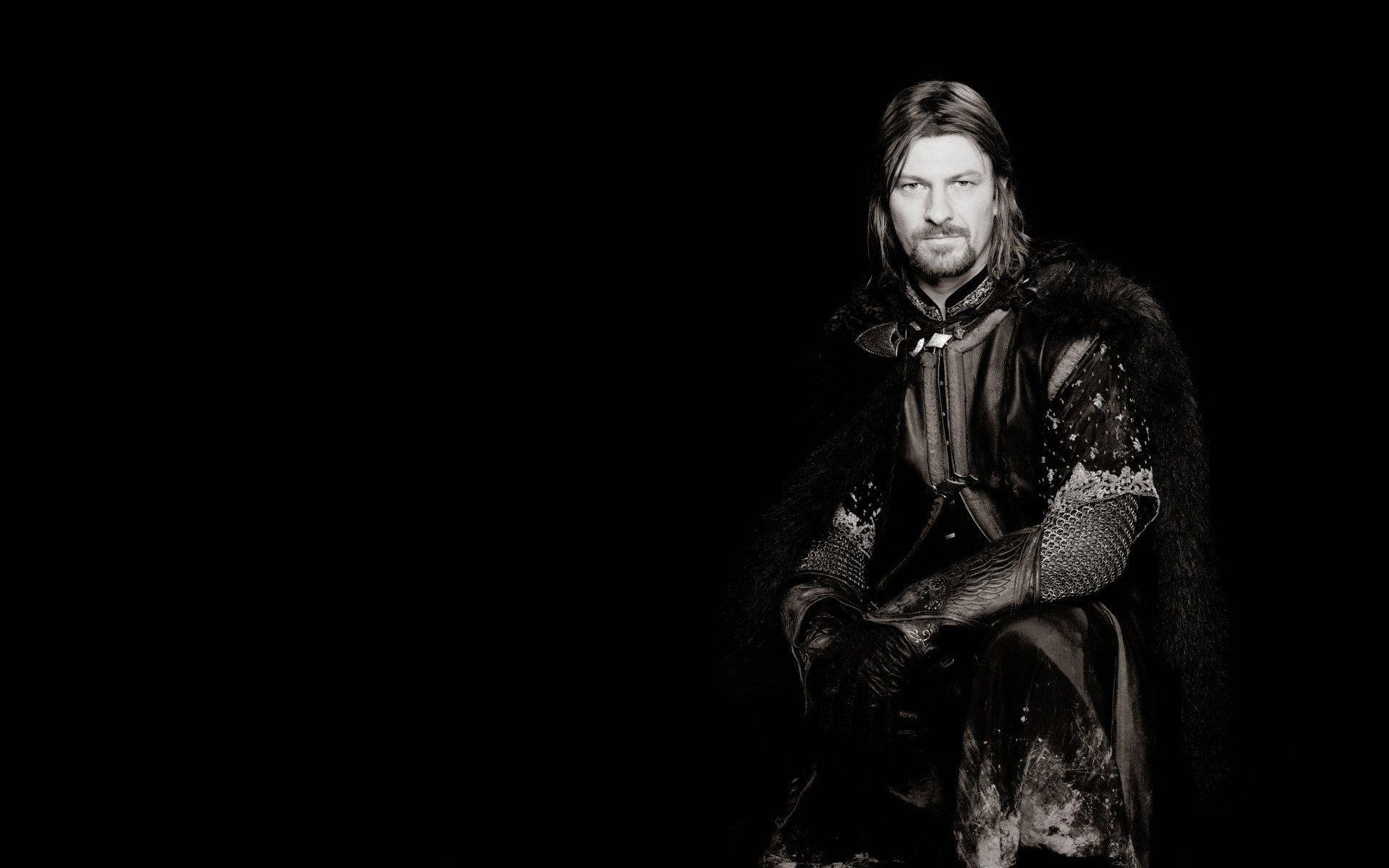 ean bean black background boromir lord of the ring