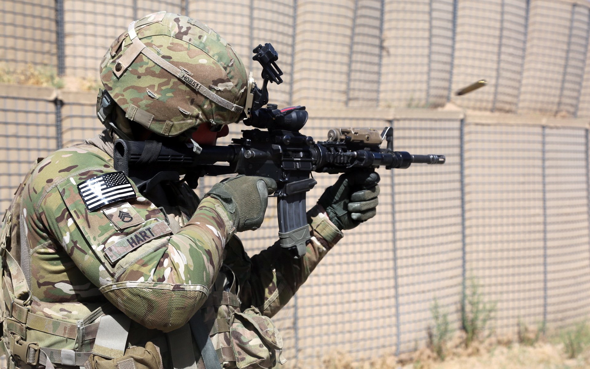 armée des états-unis soldats armes