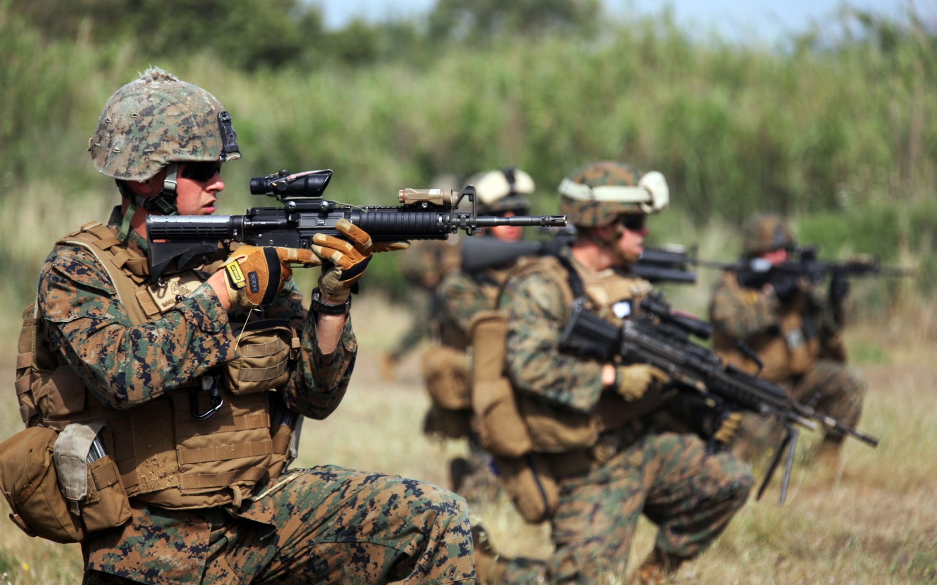 soldaten waffen hintergrund