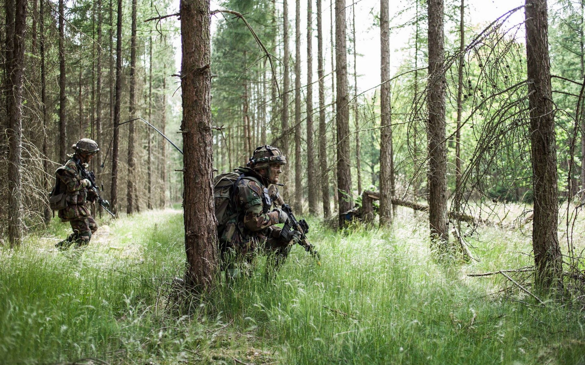 niederländische königliche armee soldaten waffen