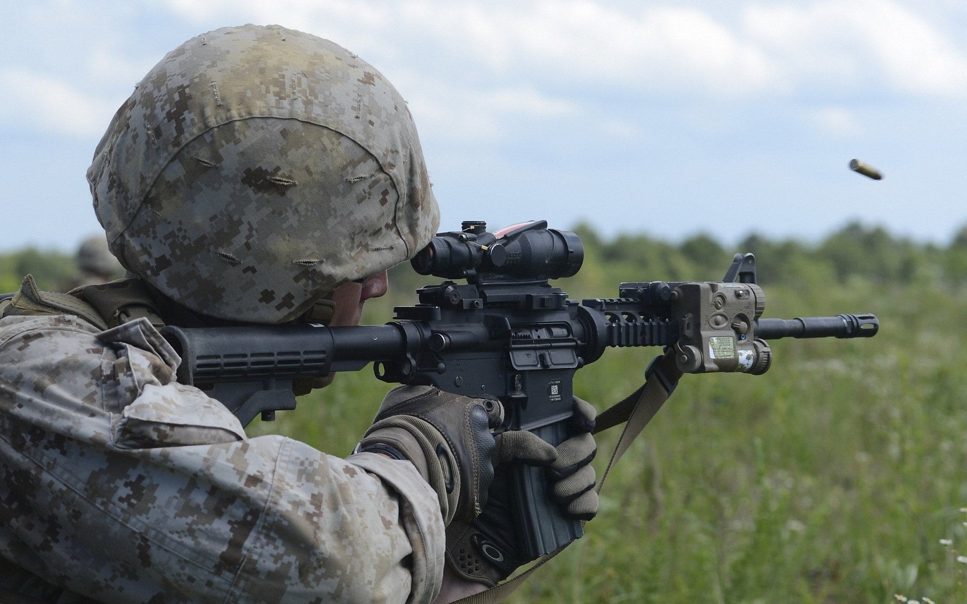 us marine corps soldat waffe