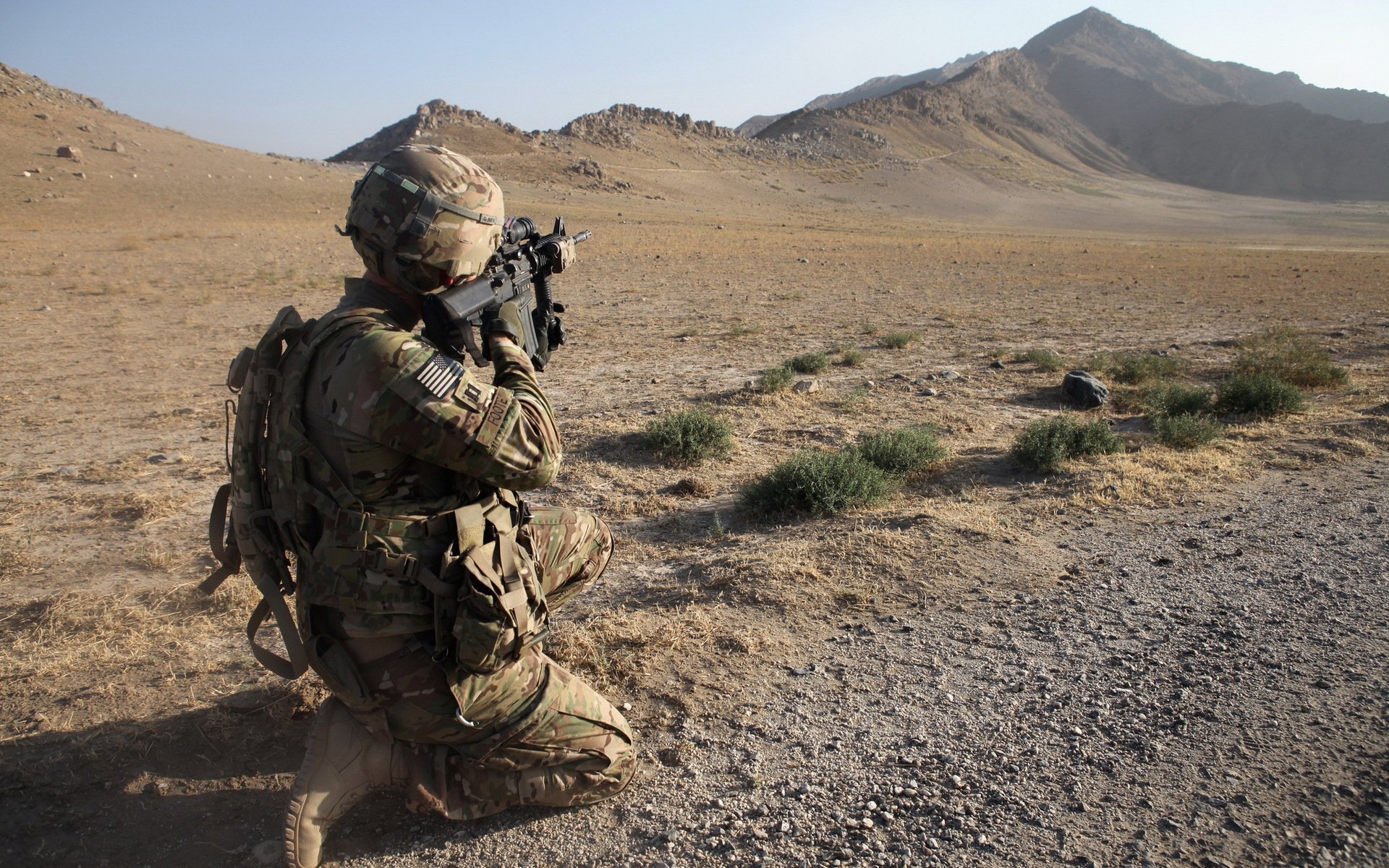 armée des états-unis soldats armes