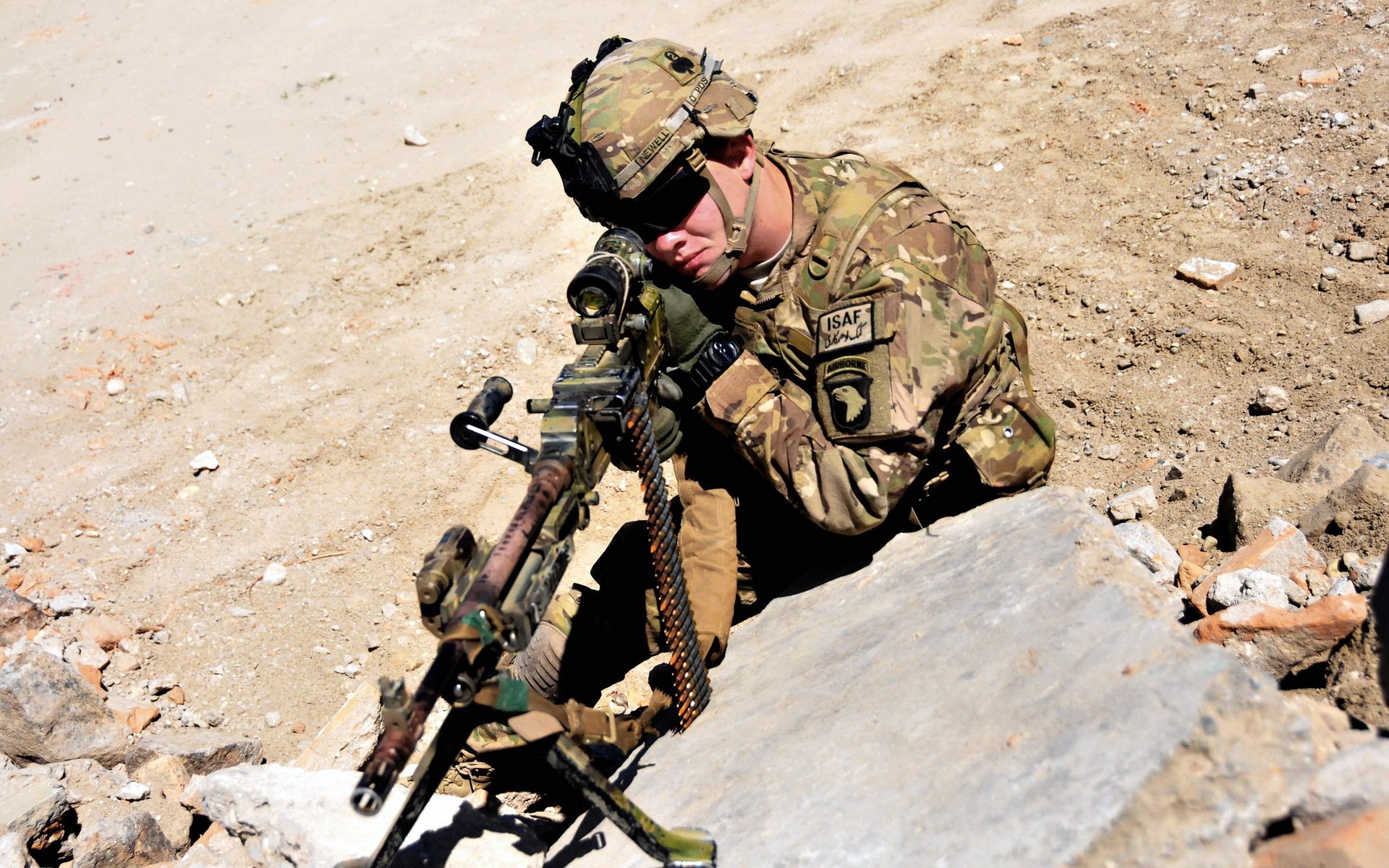 armée des états-unis soldats armes