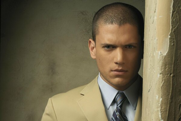 Wentort Miller ist ein Schauspieler und sein schöner Blick