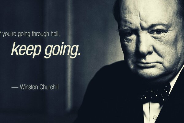 Citation sage de Winston Churchill