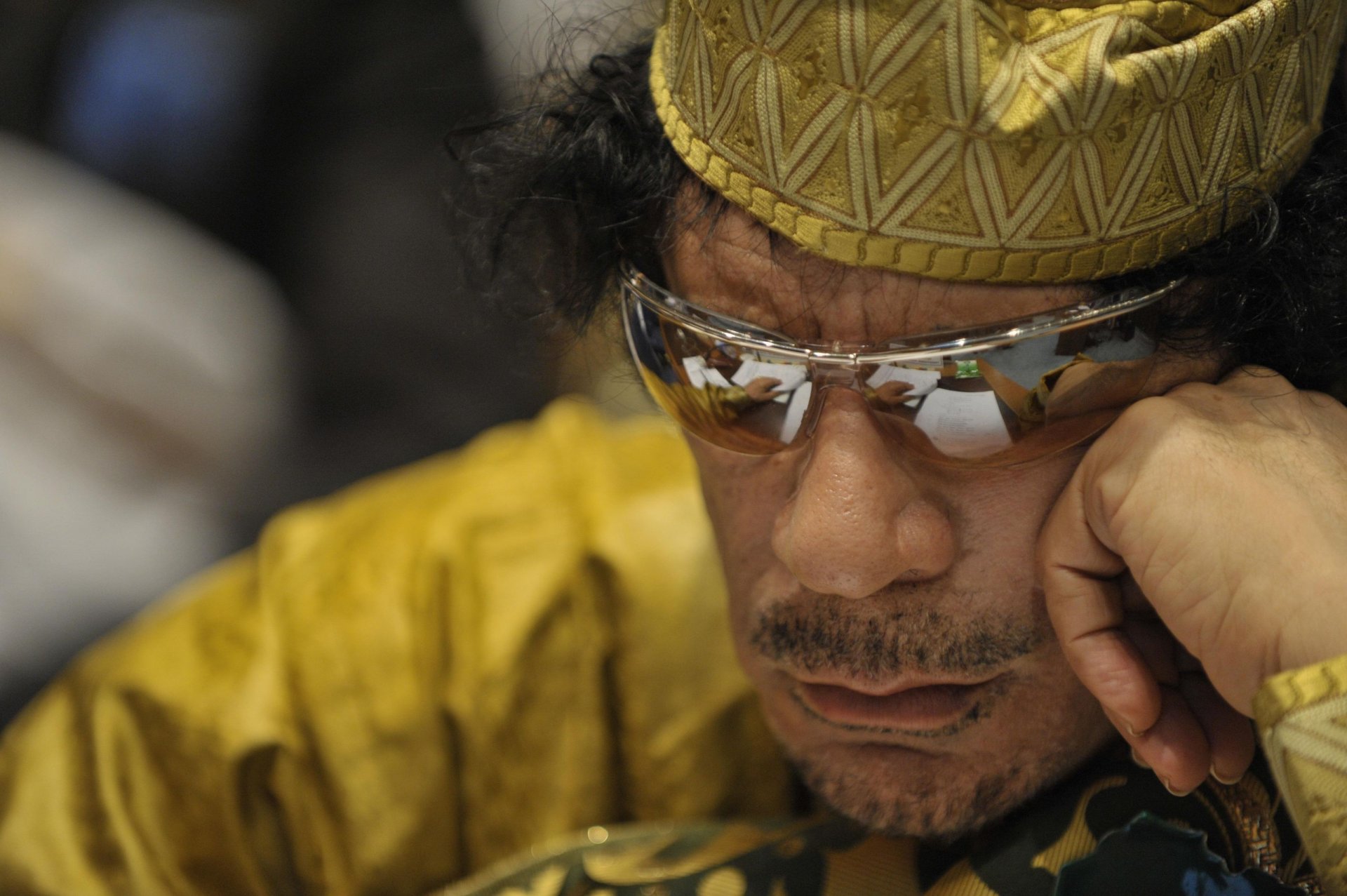 muammar gaddafi gadafi libia líder