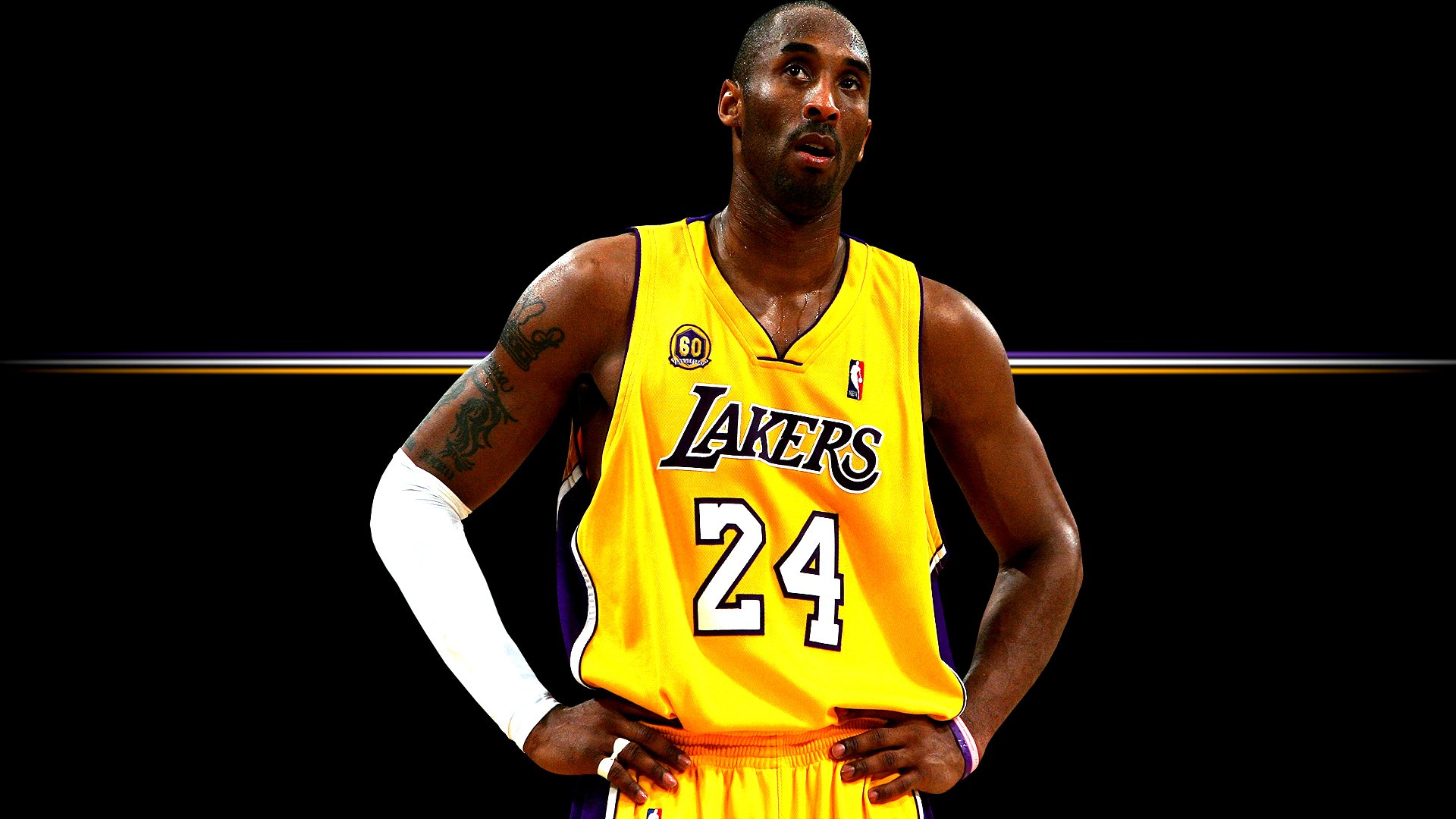 kobe bryant lakers nba tatuaggi uniformi sport basket 1920x1080