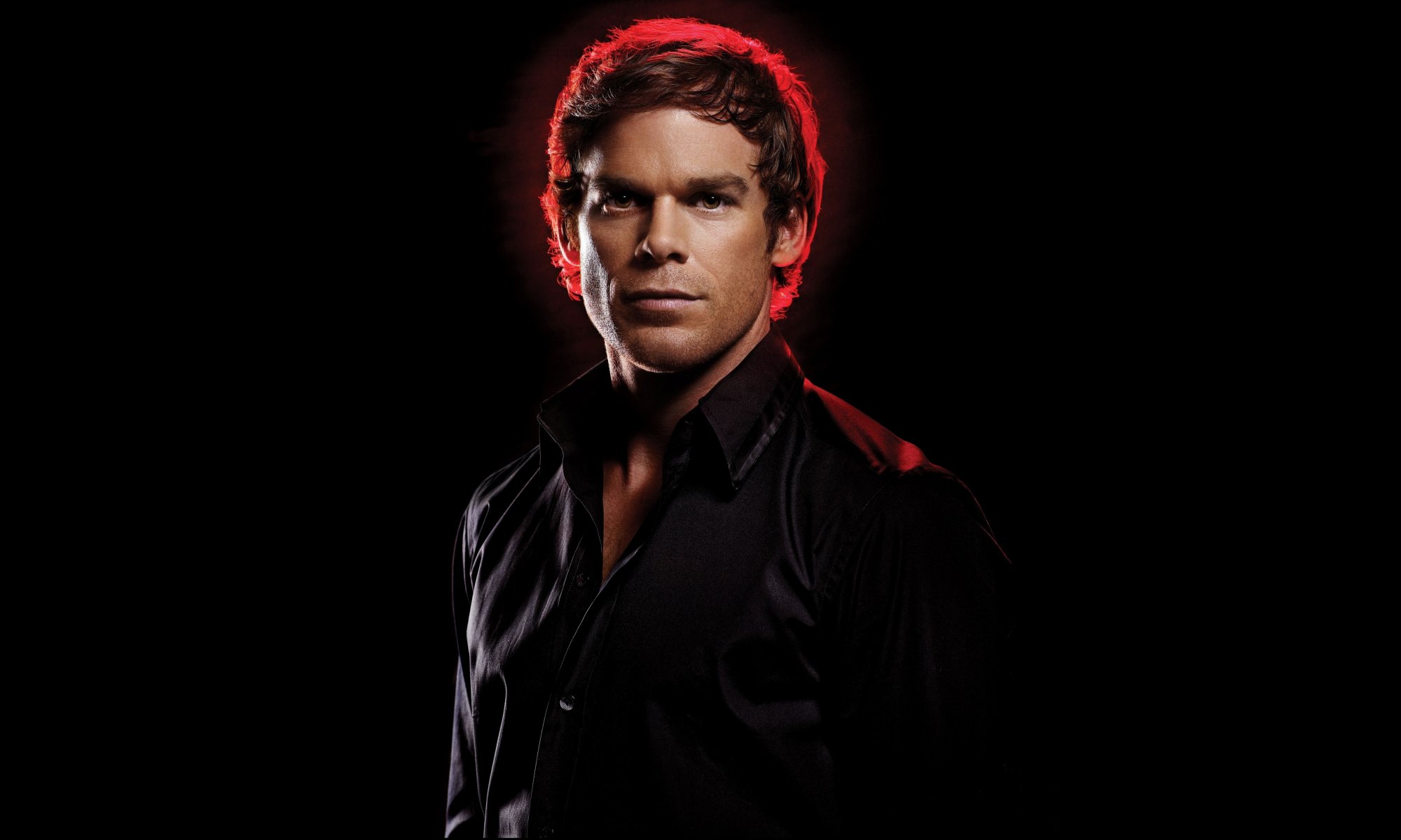 michael c. hall attore serie tv dexter giustizia di dexter sfondo nero