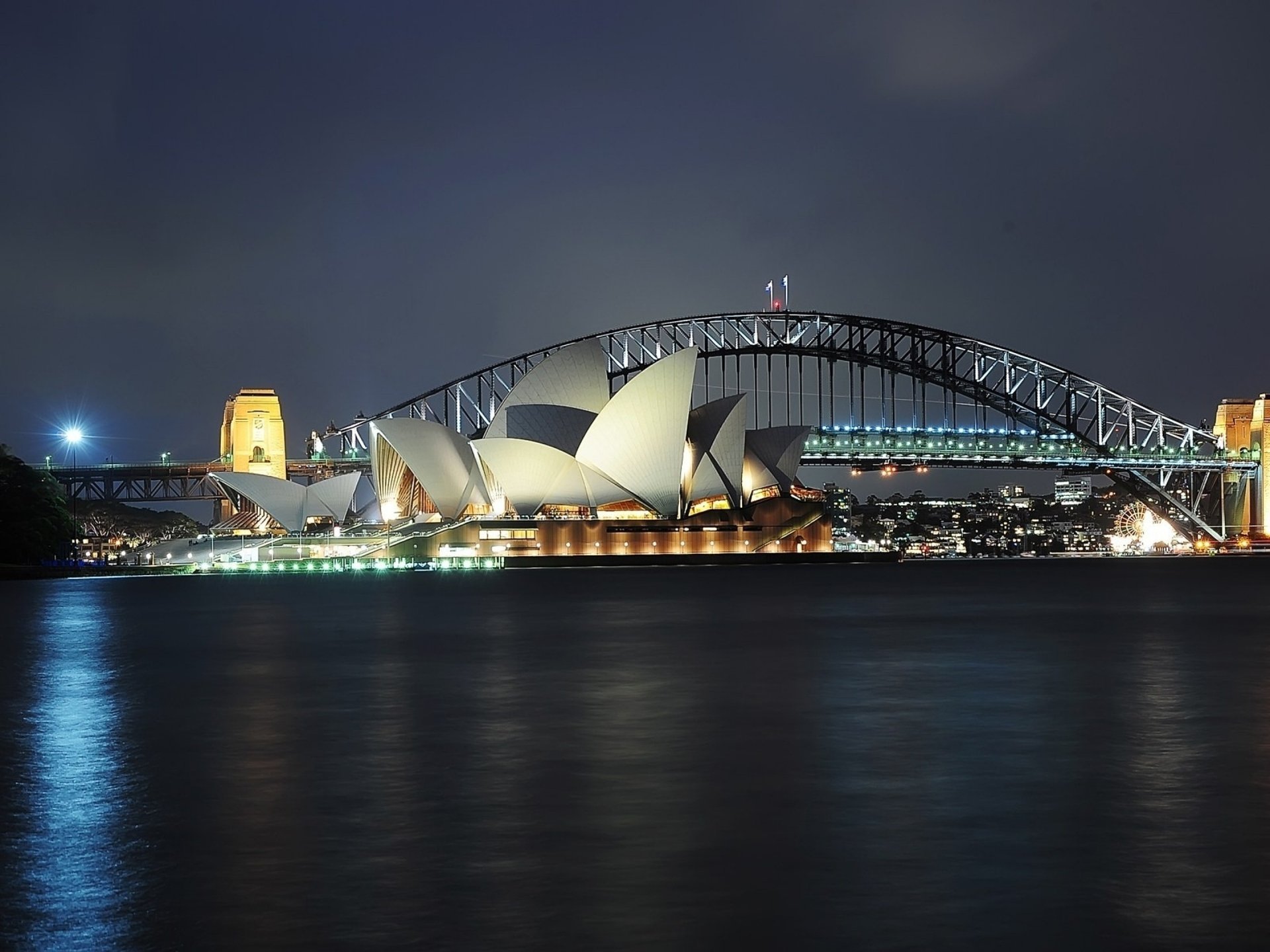 sydney ópera australia ciudad nocturna