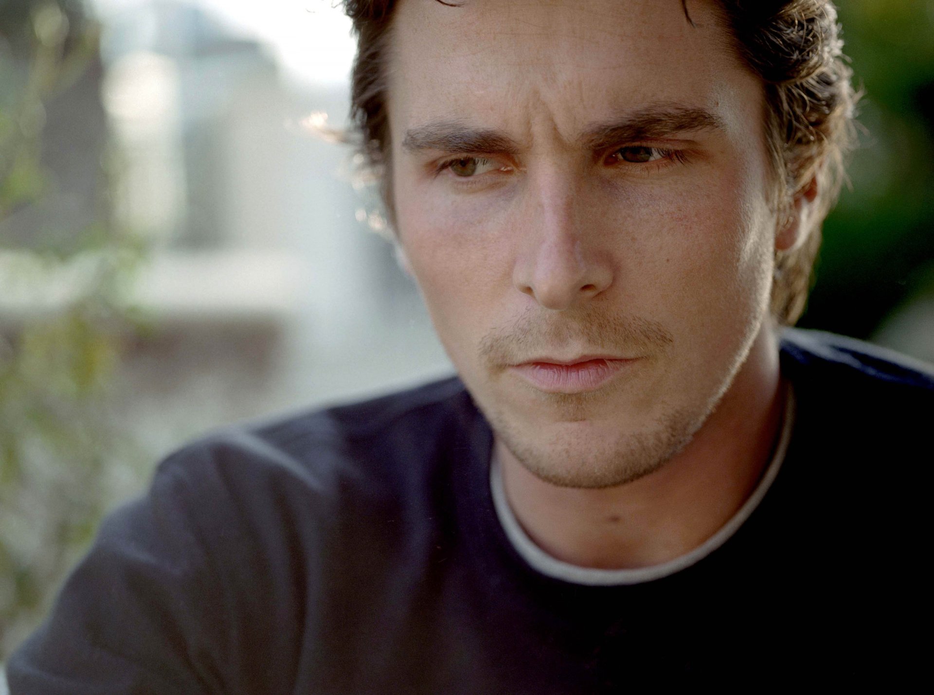 christian bale actor view thoughtful