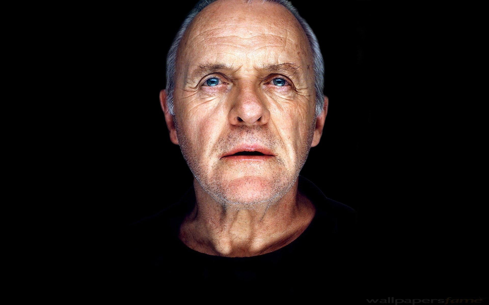 anthony hopkins mężczyzna twarz oczy