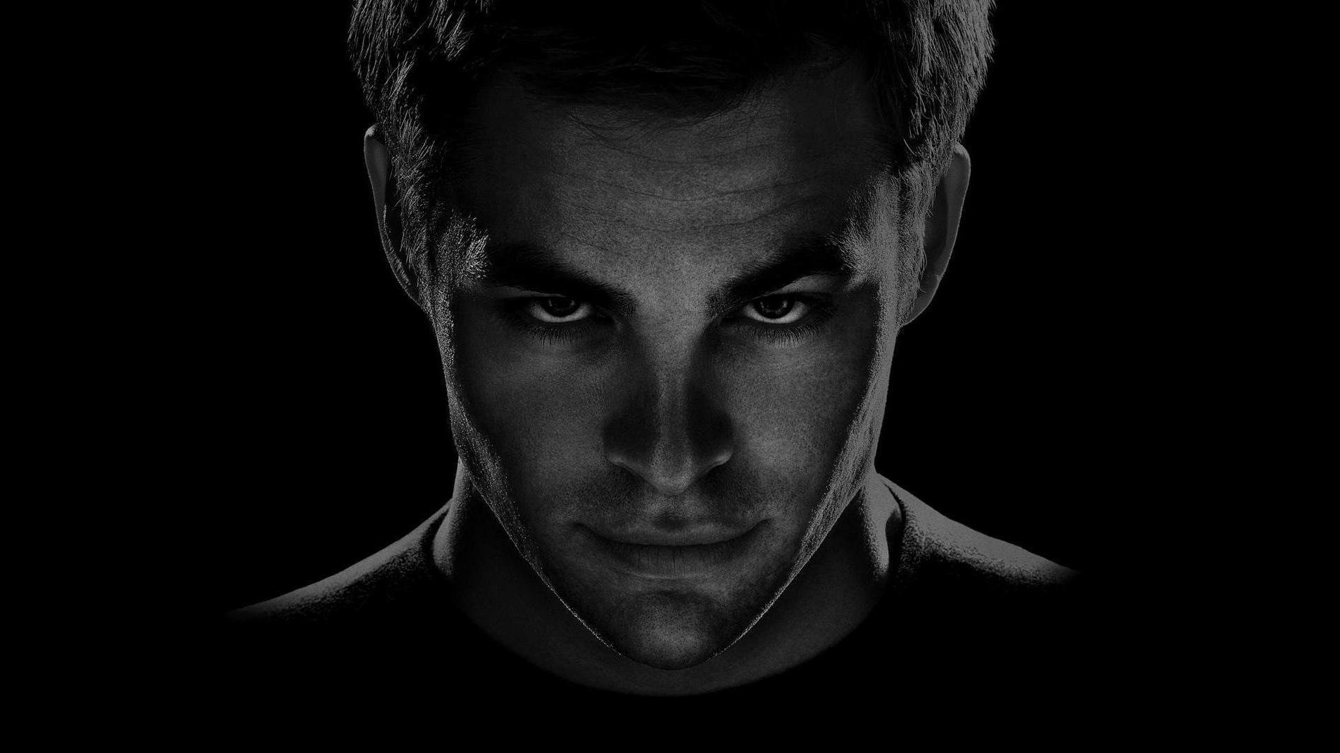 visage chris pine acteur regard