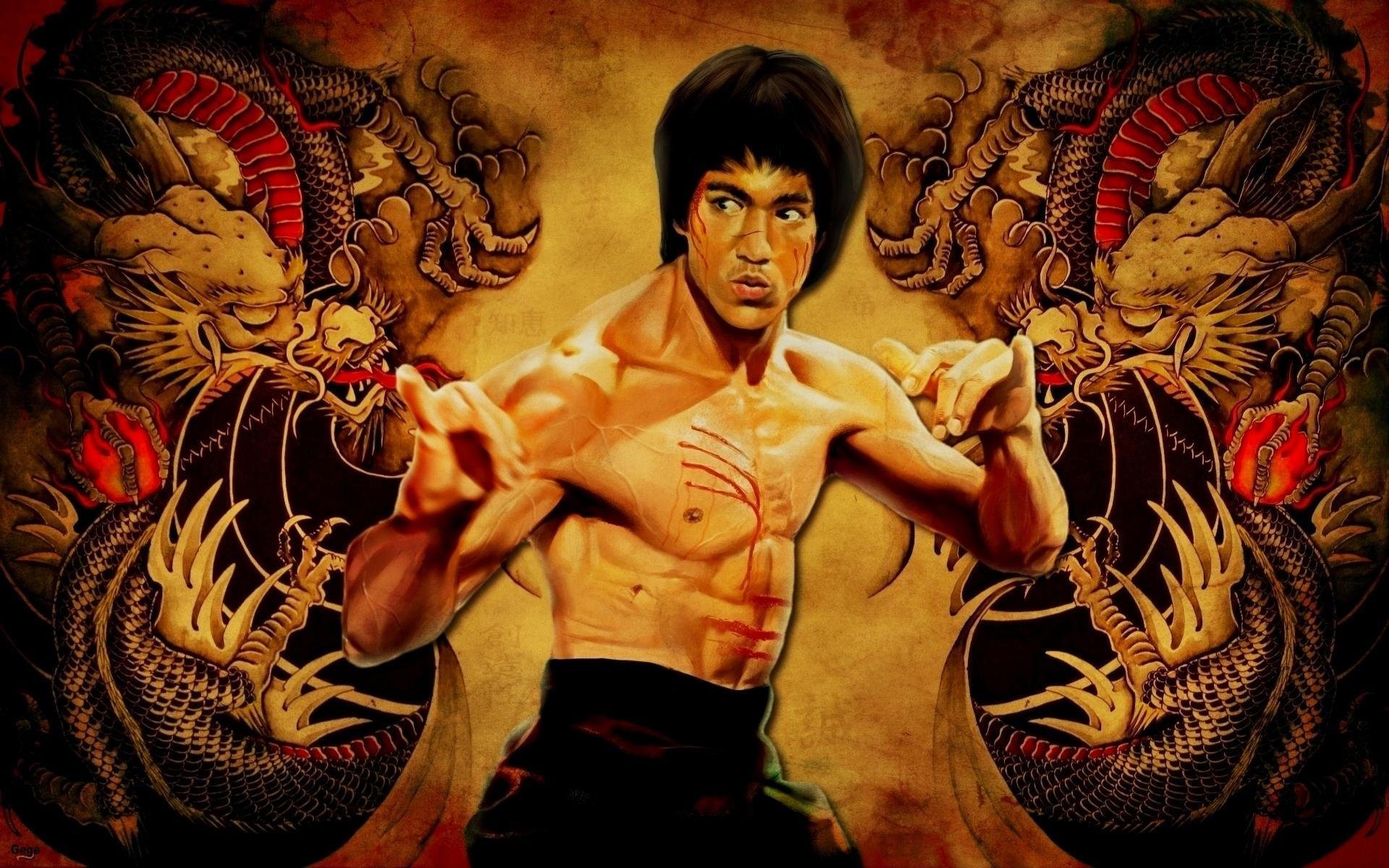 bruce lee karate dragones leyenda