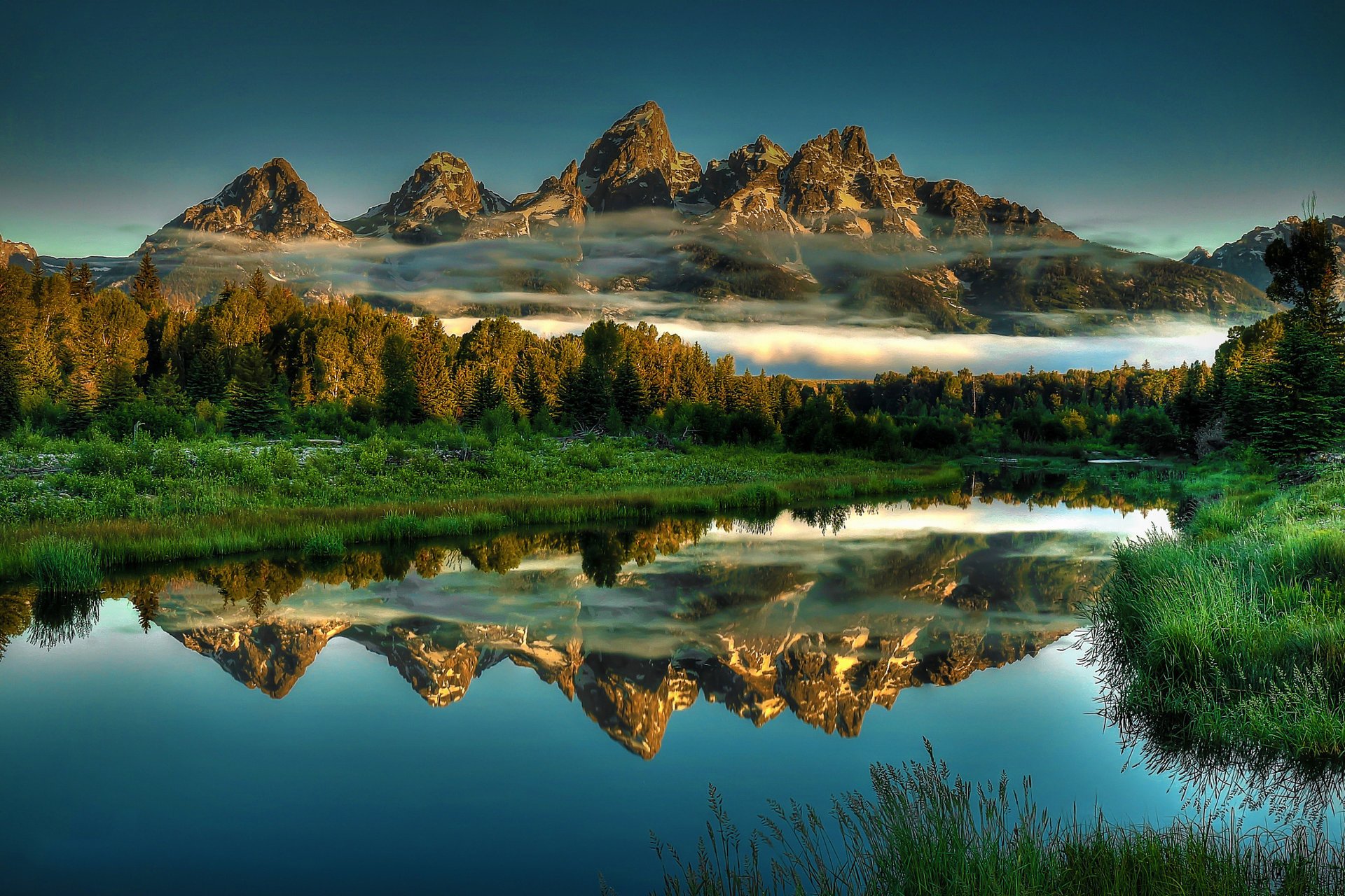 uper photo nature river trees water mountain