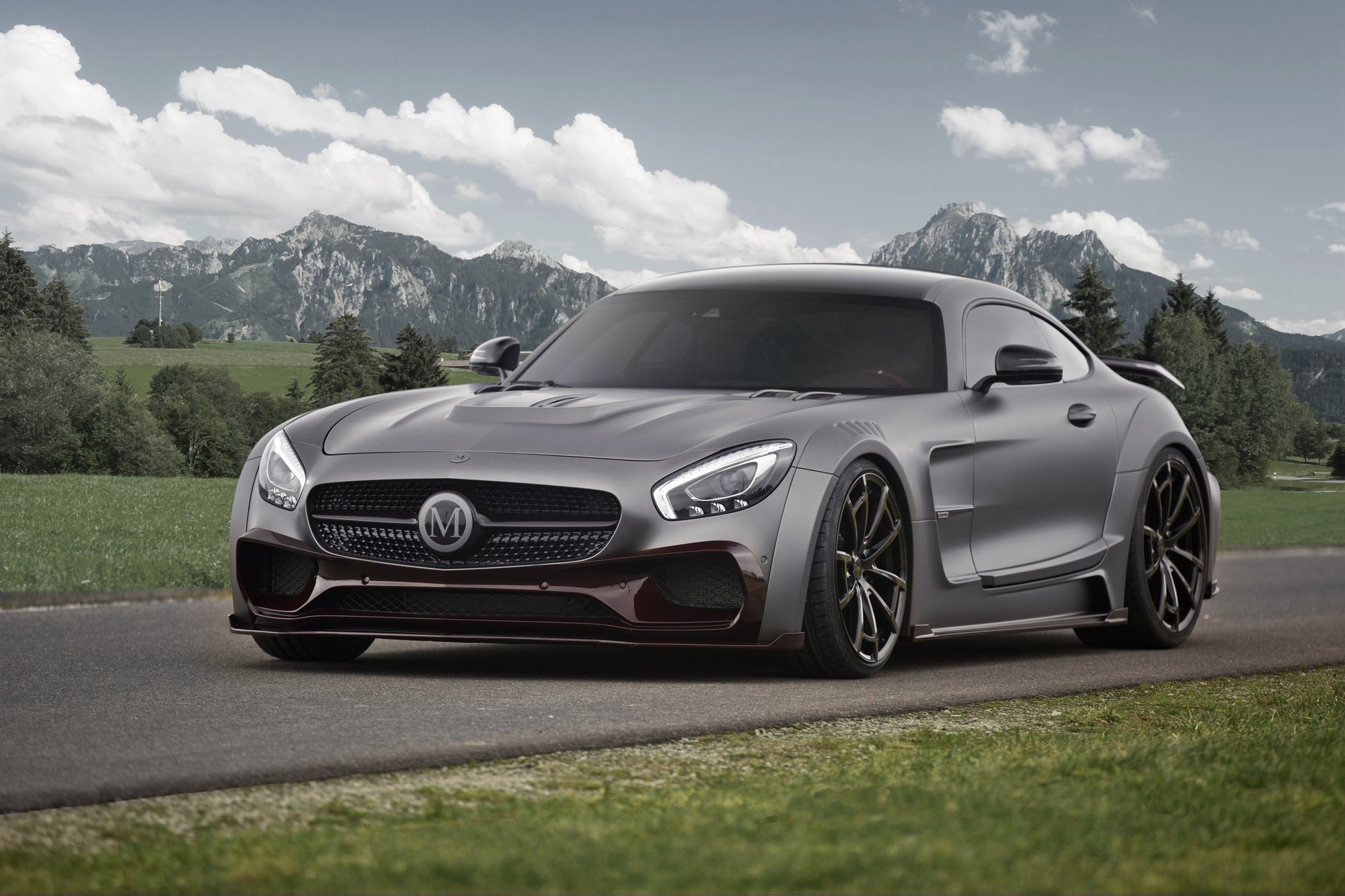 c190 mercedes-benz gris amg gt3