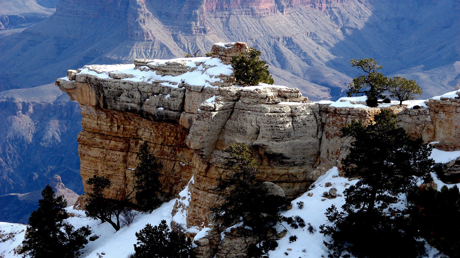 montagnes neige