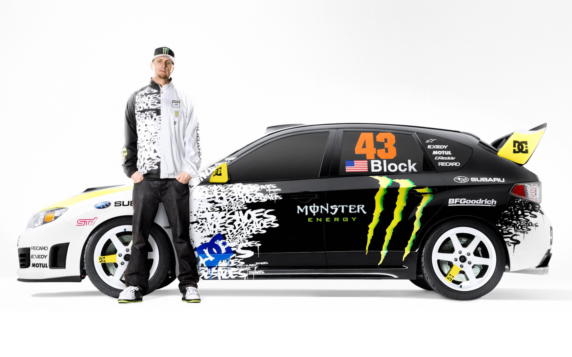 ken block subaru monstre énergie