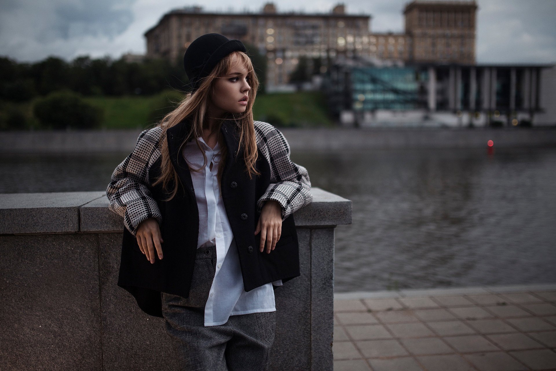 città ragazza cappello