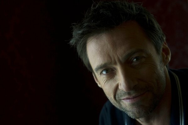 Hugh Jackman ritratto su carta da parati