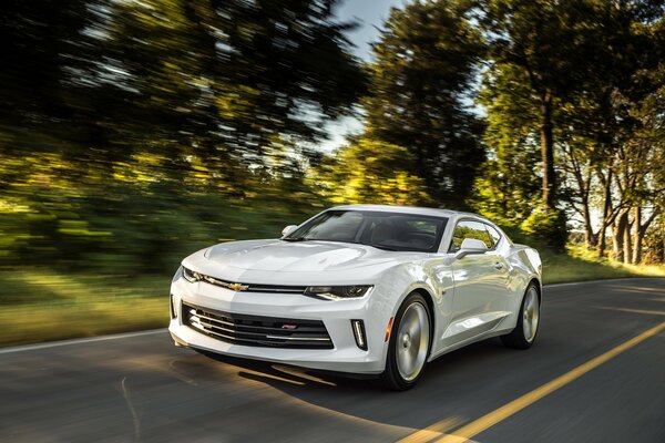 Photos of the chevrolet supercar in motion