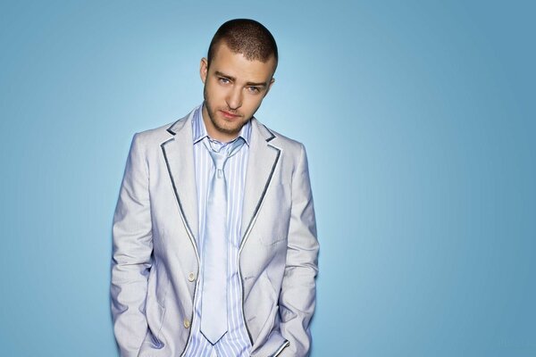 Wallpaper with a photo of Justin Timberlake