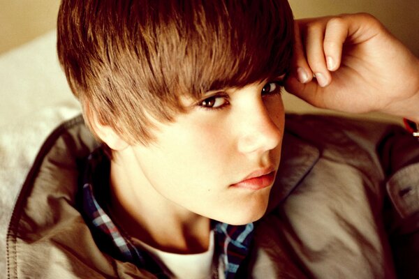 Young Canadian pop singer and composer Justin Bieber