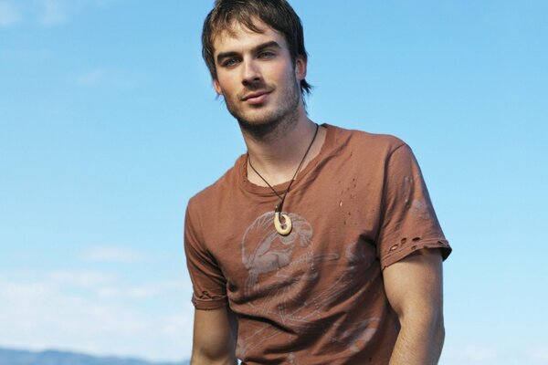 Ian somerhalder Foto im T-Shirt