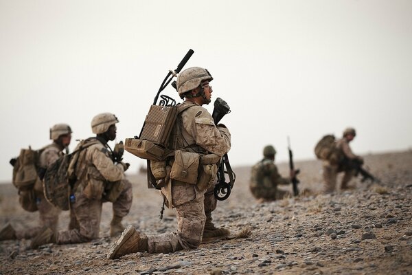 Soldats fond d écran