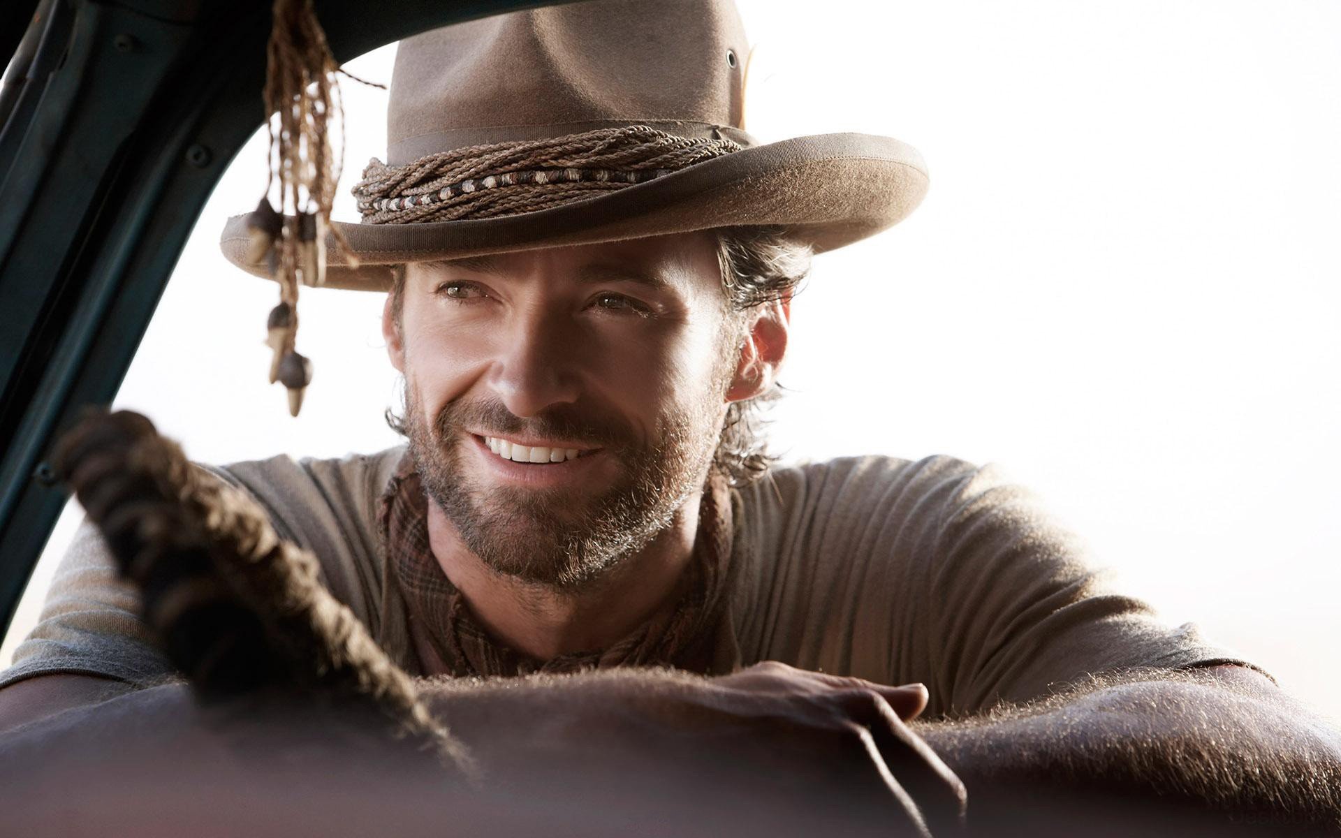 hugh jackman smile hat