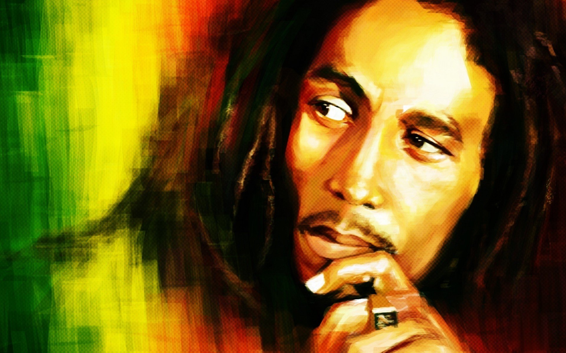 bob marley regard dessin