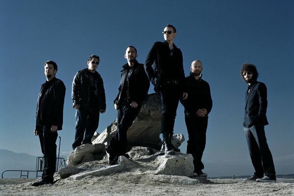 Linkin park en negro