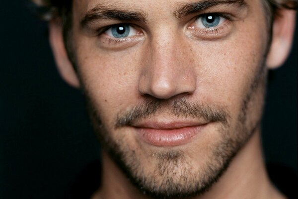 Paul Walker is a mystery man with a piercing gaze