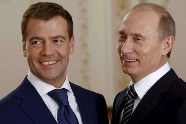 Russian President Putin and his Deputy