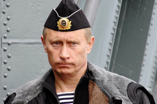 President Vladimir Putin in military uniform