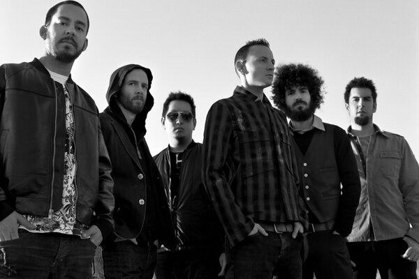 Fotos de linkin park en blanco y negro