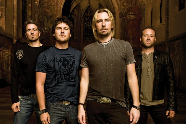 Popular Canadian rock band nickelback