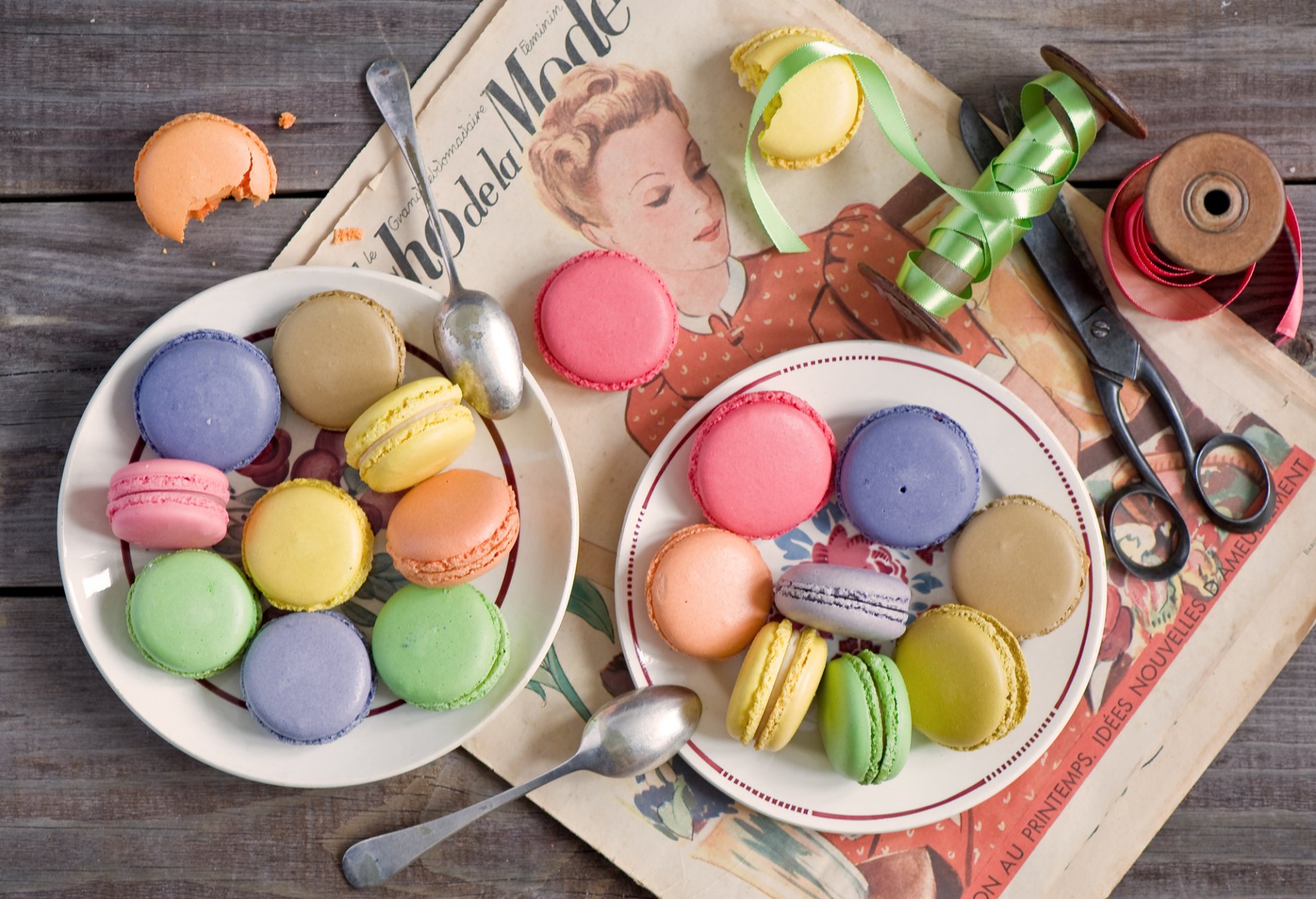 anna verdina comida macarons dulces